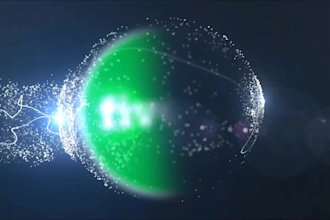 sunken your logo in water bubble