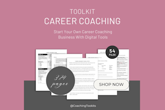 give career coaching toolkit form template docs with your given logo