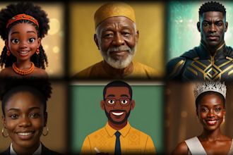 create a personalized video message in any art style