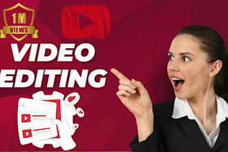 be your youtube content creator and  video editor