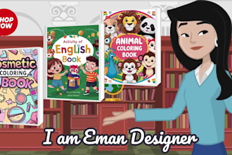 design educational worksheets and activity books for kids for amazon KDP