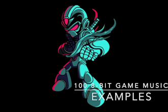 provide 100 retro style video game music tracks