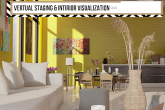 do virtual staging and 3d interior visualization