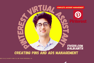 manage pinterest personal virtual assistant