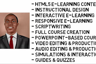 create your course, voiceover script, powerpoint, subtitles