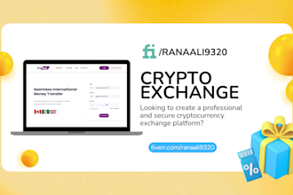 make cryptocurrency exchange website for you