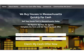 create and customize a real estate lead generation website with investor carrot