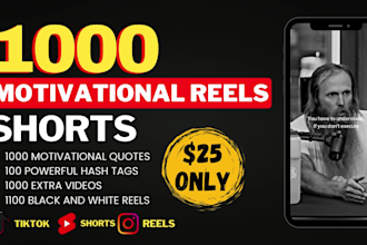 create 1000 motivational youtube shorts and upload on utube channel