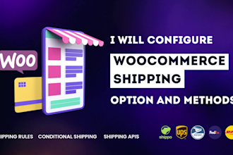 configure woo commerce shipping