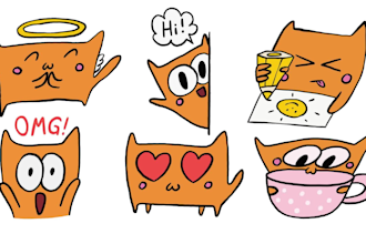 create animated GIF stickers