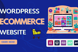 create a responsive wordpress ecommerce website or online store