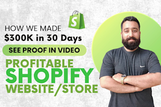 design, redesign premium shopify website copy clone revamp shopify store