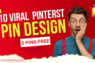 design branded and professional pinterest pins and graphics