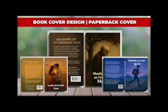 design a cinematic 3d ai book cover