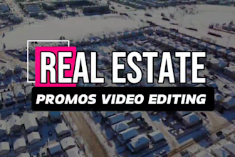 do real estate promos video editing within 24 hours
