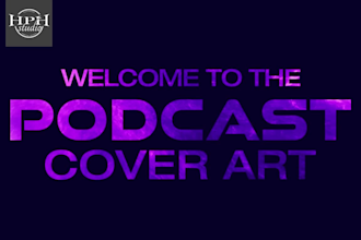 design a awesome podcast cover art for itunes