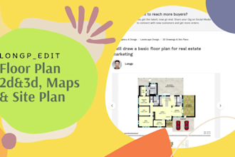 draw floor plan und site plan with matterport professionally