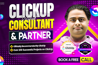 setup clickup as a click up expert consultant