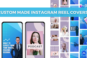 design unique canva instagram reel cover templates