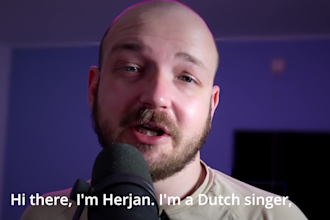 sing and record your versatile pop jazz vocals like a pro lead singer or crooner