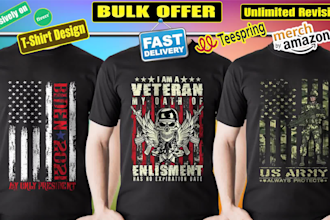 do premium flag t shirt design of any country in 24 hours