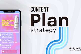 design creative instagram and facebook post content strategy