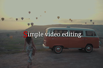 edit simple videos with in 24 hour