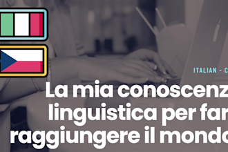 translate manually from italian to czech and vice versa