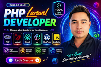 develop PHP laravel website and fix php laravel bugs