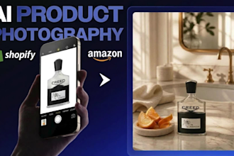 create ai product photography with studio backgrounds and models