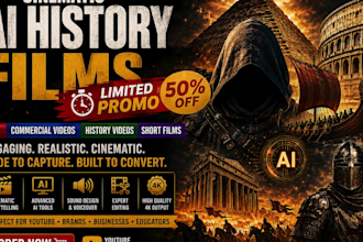 create cinematic ai video ads history ai short film commercial ai video creator