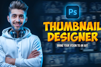 create a masterpiece thumbnail of your taste