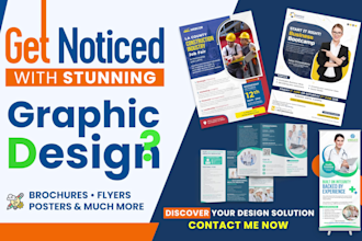 design professional flyer, poster, brochure within 12 hours
