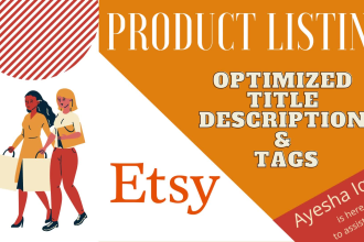 list products on etsy store and SEO