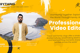do professional travel video, vlogs, cinematic journeys super fast