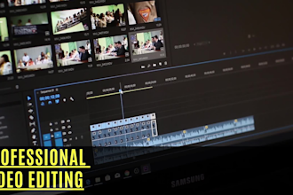 do professional video editing for youtube
