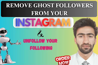 identify and remove ghost, bot, inactive instagram followers