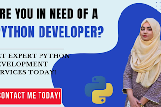 develop programs, debug scripts, gui algorithms, and data analysis in python