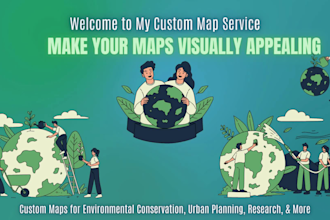prepare custom illustrative graphic maps using gis in arcgis platform