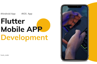develop flutter mobile app or convert figma to flutter app