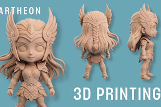 create cute 3d cartoon assets and characters