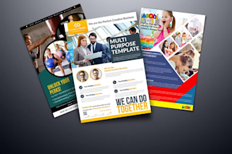 design sales sheet, flyer, poster, dl flyer with quick time