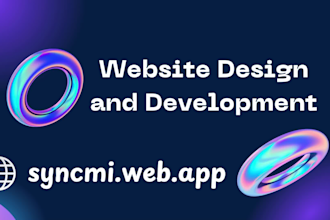 create responsive and dynamic websites with HTML, CSS bootstrap, js, firebase