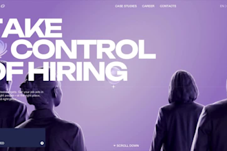 develop 3d website, 3d animated website, webflow animation, threejs website gsap