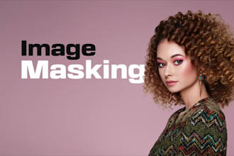 do professional hair masking and image masking in photoshop