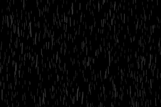 create a cozy, thunder dark, black screen, gentle rain video