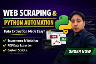 create python automation scripts for web scraping and PDF
