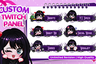make custom twitch panel, twitch emotes for your stream