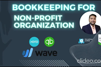 do bookkeeping for nonprofit and charity organization