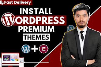 install wordpress theme with demo import, wordpress elementor pro